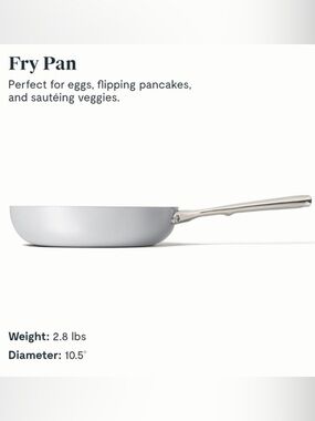 Caraway Home 10.5” Ceramic Fry Pan - Gray